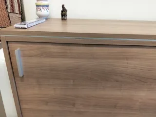 Mueble TV madera y metal