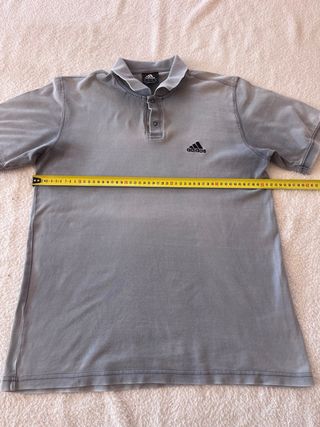 Polo Adidas Gris Talla M