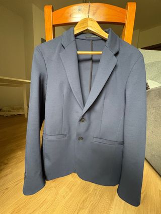 Chaqueta azul marino hombre/adolescente Zara T38