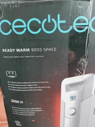 Cecotec Radiador Aceite 9 Módulos