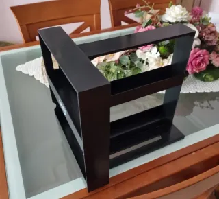 Estantería para especieros negra
