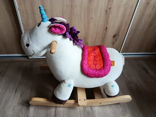 Balancín Unicornio Infantil Madera