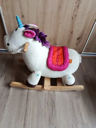 Balancín Unicornio Infantil Madera