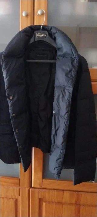 Chaqueta acolchada Purificación García negra