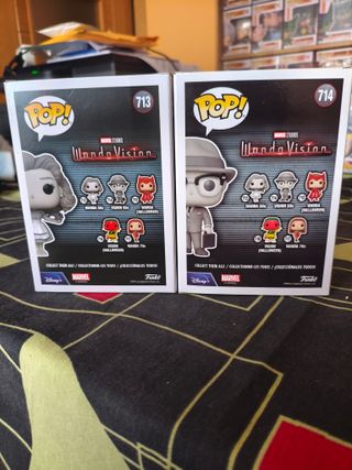Funko WandaVision Wanda 50s 713 y Vision 50s 714