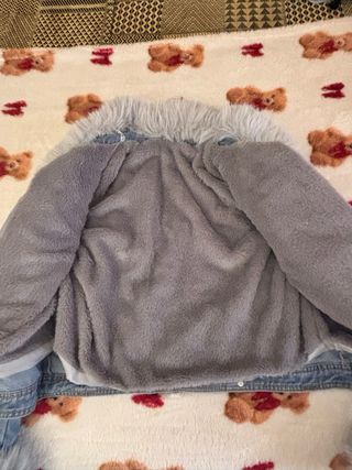 Chaqueta vaquera con pelo