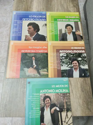 Vinilos Antonio Molina - Lo Mejor de Vol. 1, 2, 5,