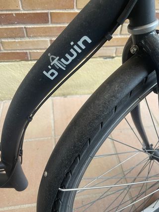 Bicicleta Paseo Btwin Negra
