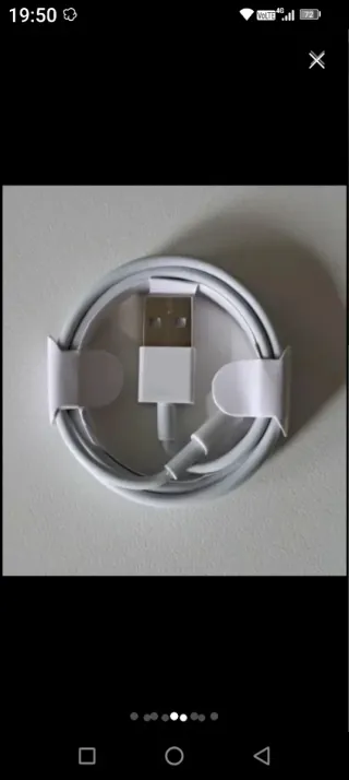 Cable de carga Lightning a USB Apple