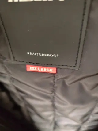 Chaqueta de piel Hevik para moto+botas
