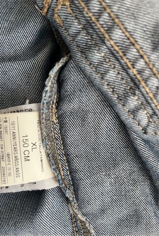 Chaqueta tejana niña azul Benetton