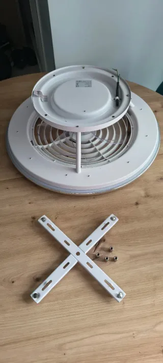 Ventilador MANTRA ALISIO Plata/Blanco