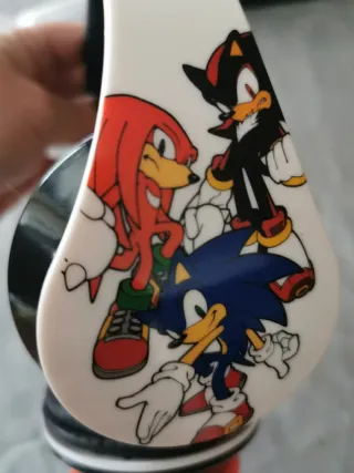 Auriculares Sonic Naranja y Blanco