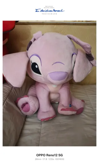 Peluche rosa grande 60 cm Disney