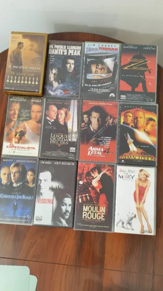 Lote 9 Películas VHS