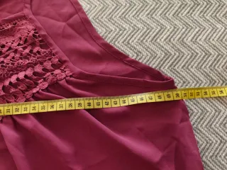 Camiseta buganvilla Shein tirantes crochet S