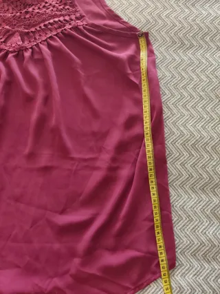 Camiseta buganvilla Shein tirantes crochet S