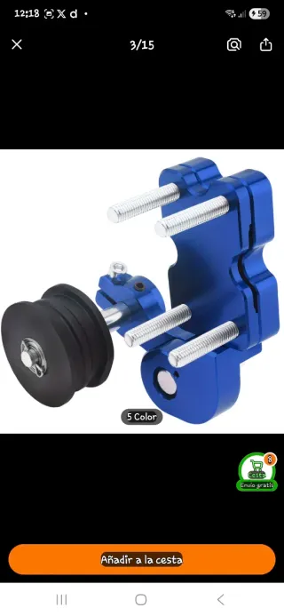 Tensor Cadena Moto (5 Colores)