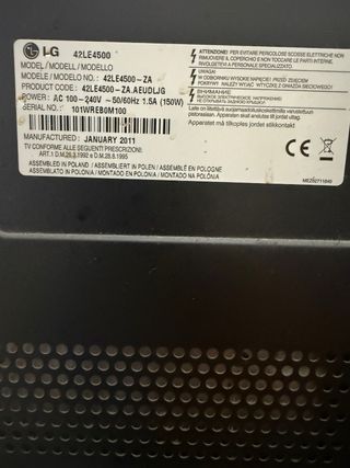 Televisor LG Negro