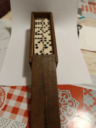 Gioco Domino in Scatola di Legno