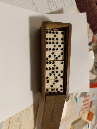 Gioco Domino in Scatola di Legno