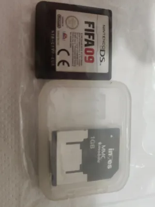 Tarjeta Memoria InvesMMC 1GB+FIFA09 Nintendo DS(i)