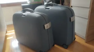 Juego de maletas Samsonite azul/gris