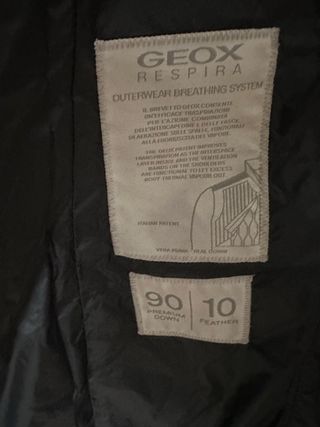 Piumino Geox nero