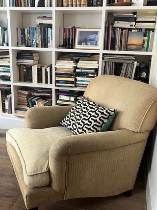 Poltrona da lettura in stile inglese modello chisell
