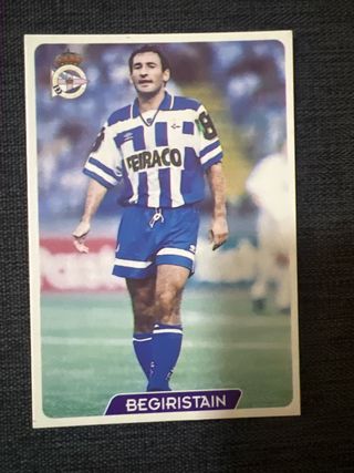 Cromo de fútbol Begiristain
