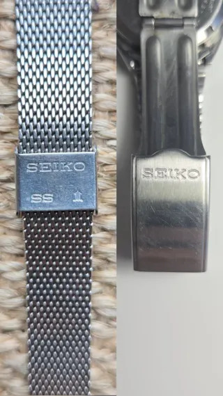 Lote 2 relojes Seiko automáticos vintage