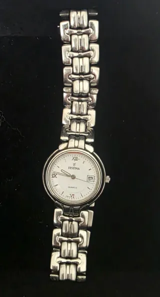 Reloj Festina Mujer Plata y Blanco