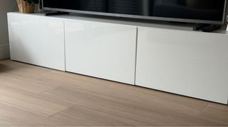 Mueble TV Blanco Brillo