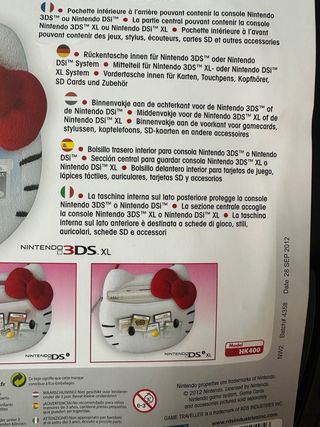 Estuche Hello Kitty Nintendo 3DS/3DSXL/DSi/DSiXL