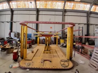 Bancada de chasis para taller SPANESIS.