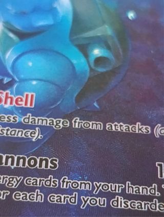 Carta Blastoise EX 330 HP