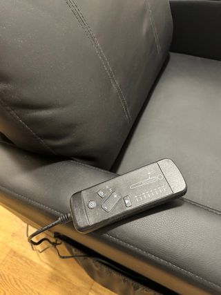 Sillón masaje Homcom Piel Sintética Negro