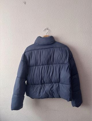 Chaqueta acolchada azul Mango Teen Talla M
