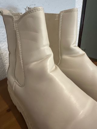 Botas blancas plataforma
