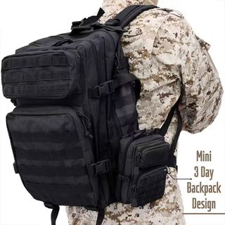 Bolsa Táctica Negra Molle