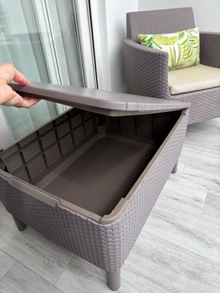 Conjunto para terraza o jardín. Sofa + 2 butacas.