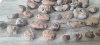 Lote colección de 32 piedras naturales