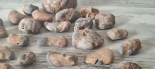 Lote colección de 32 piedras naturales