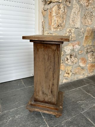 Columna / Peana Vintage Madera