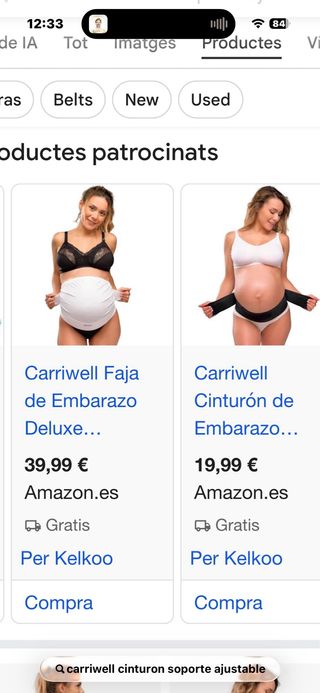 Faja Maternidad Carriwell sin costuras