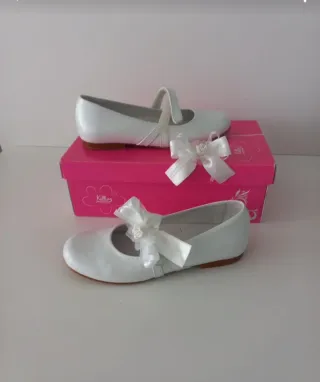 Zapatos de comunión Killas blancos niña