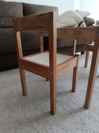 Conjunto Mesa y Sillas Infantil Ikea