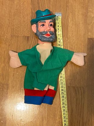 Muñeco guiñol hombre con sombrero