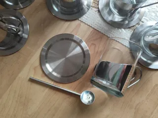 Juego de té o café acero inox