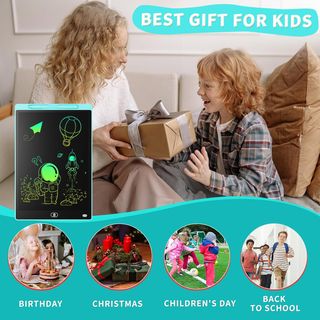 Genialba Tableta de Escritura LCD de colores de 12